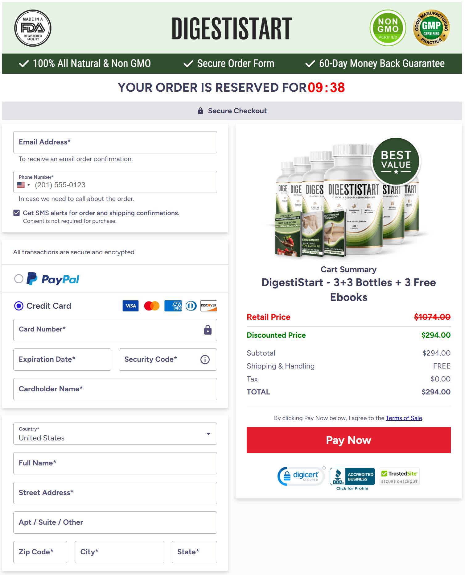 1 Day DigestiStart Jar Offer